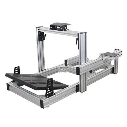 Silver anodized aluminium extrusion sim racing rig extremely strong